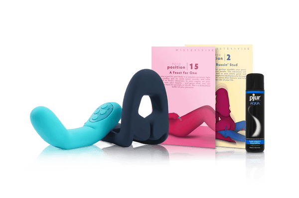 Get both our flagship, award-winning devices to take couple intimacy to the next level. Enjoy soothing pelvic floor relaxation & improved arousal with the compact, bendable Poco, and, have stronger, longer lasting erections & powerful partner stimulation with Tenuto 2. Get the most out of your devices with the Playcards of intimate positions & ideas, and, premium long-lasting lube.